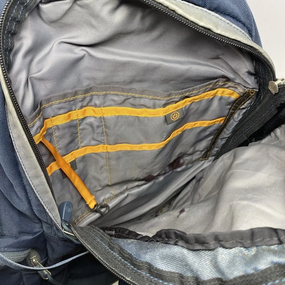The North Face Mentor Backpack School Camping Hiking Bookbag Navy Blue
