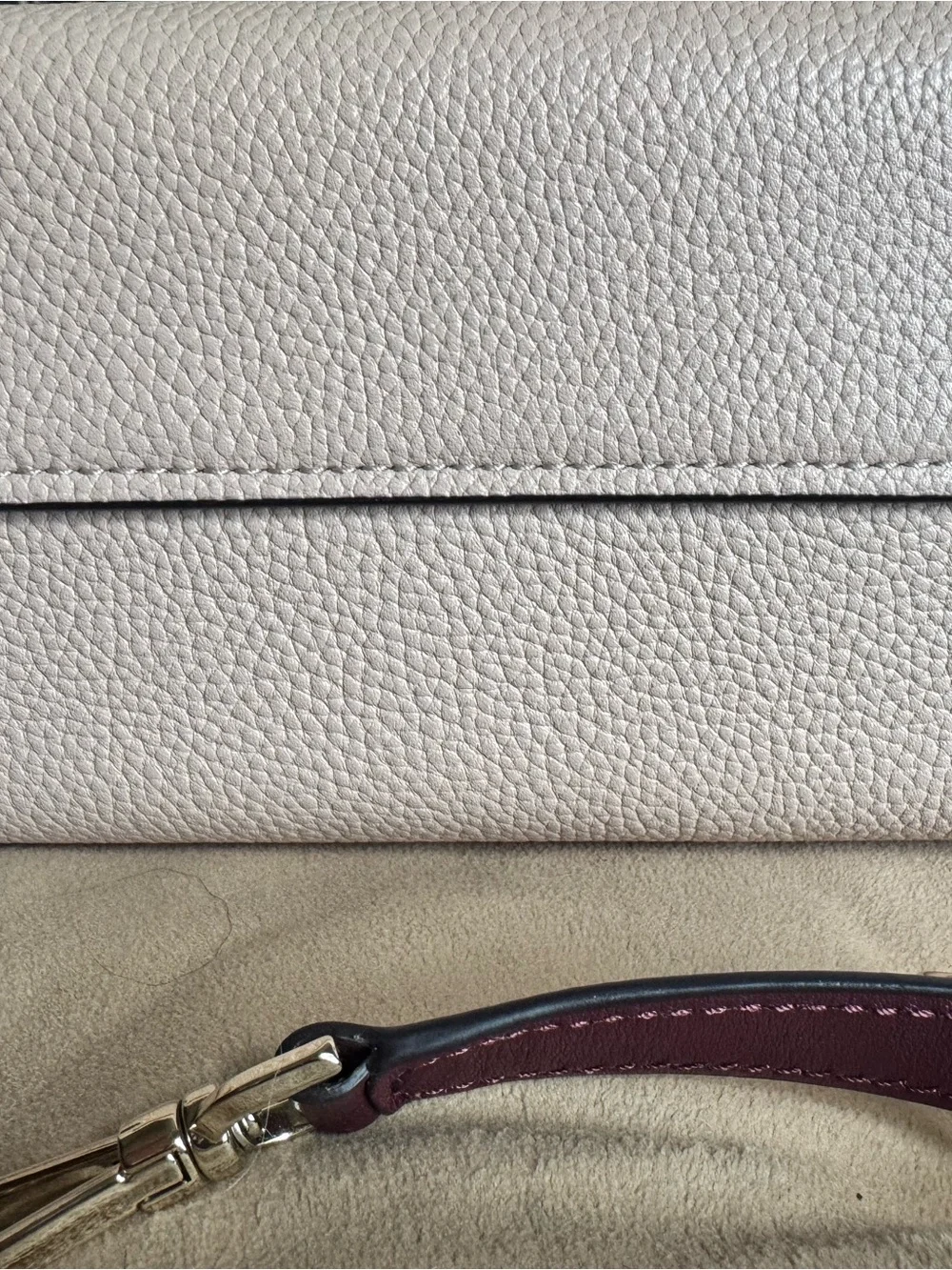 kate spade structured pebbled