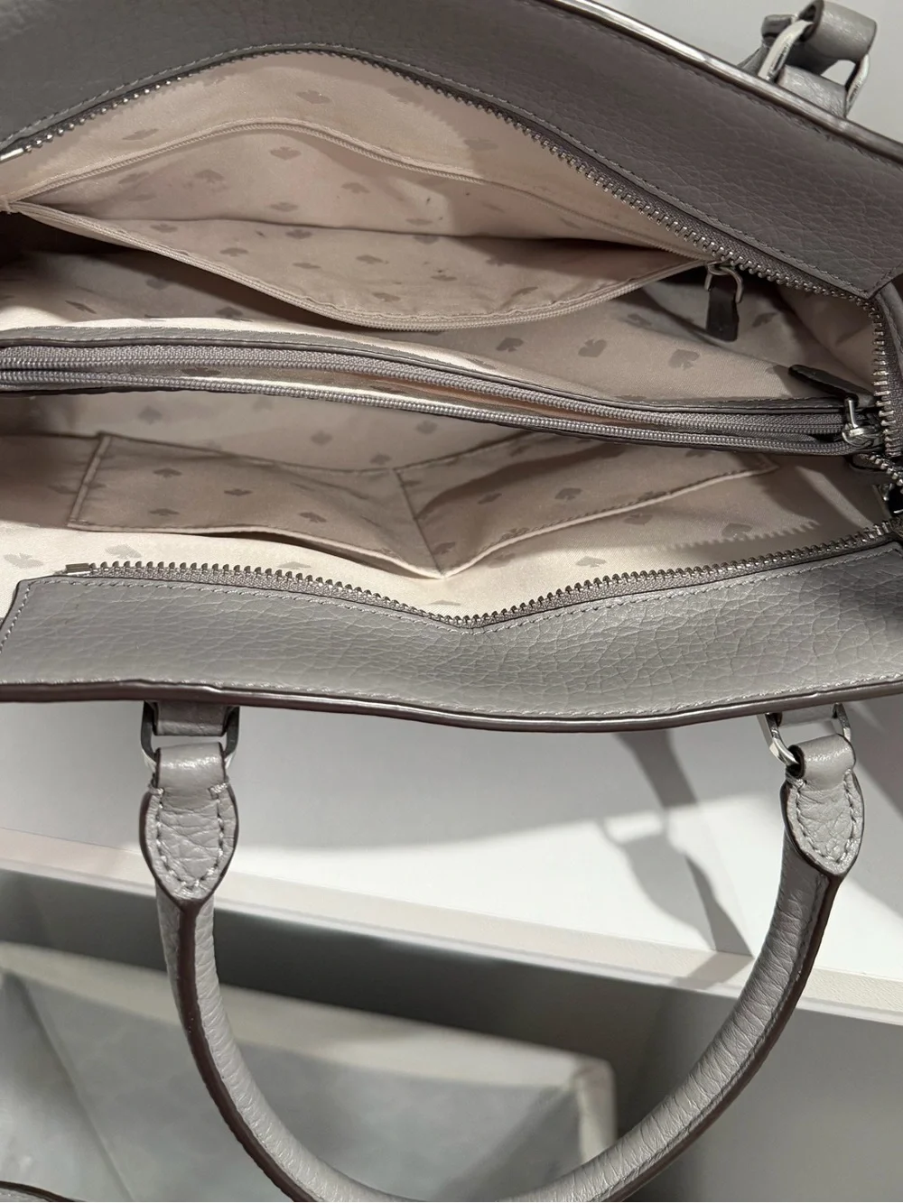kate spade structured pebble