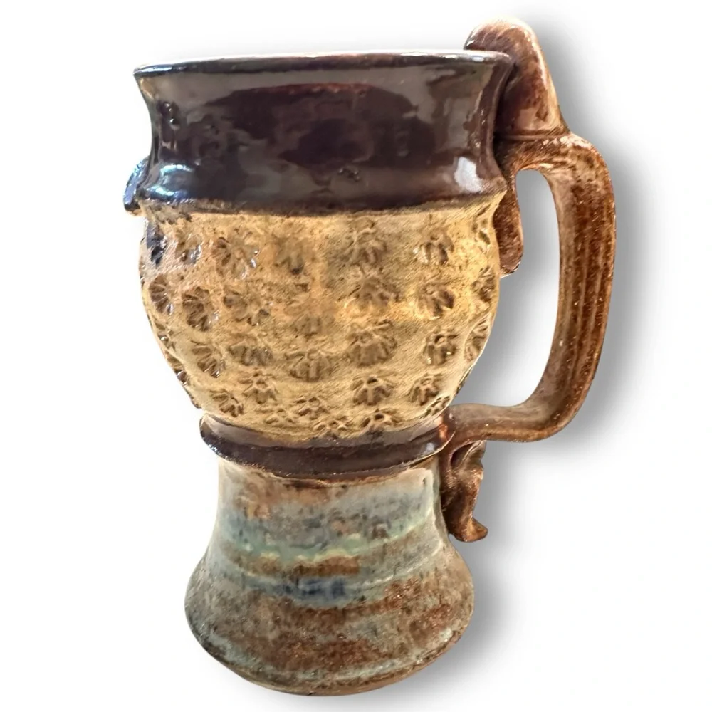 unbranded studio pottery vintage 1970s