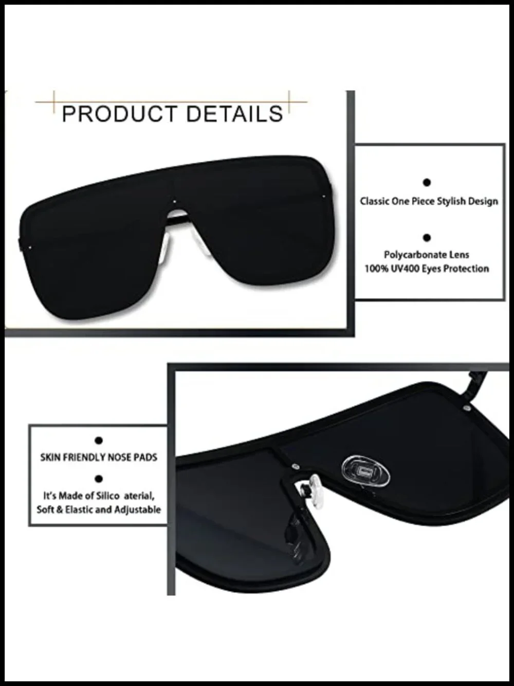 N/A rimless oversized