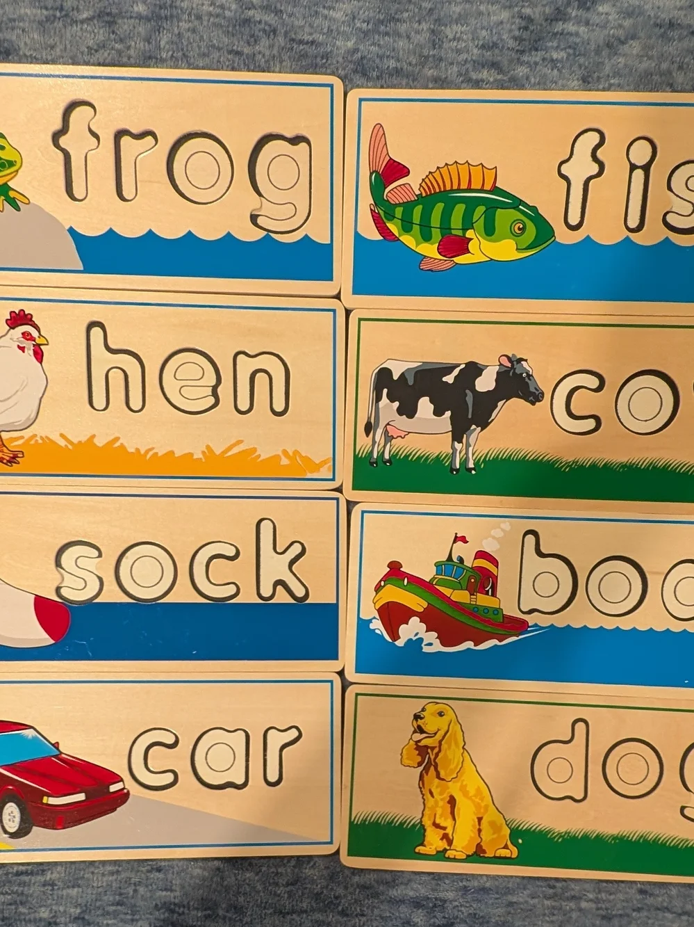 Melissa & Doug See And Spell Wooden Picture Word Puzzle Set With Letters