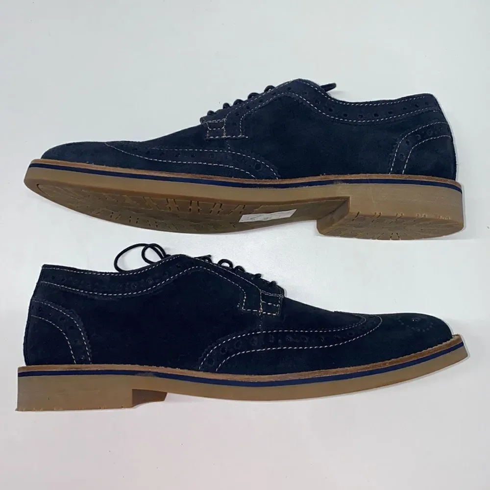 JOULES men’s leather SIZE 9 shoes New blue