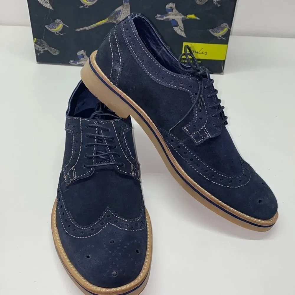 JOULES men’s leather SIZE 9 shoes New blue