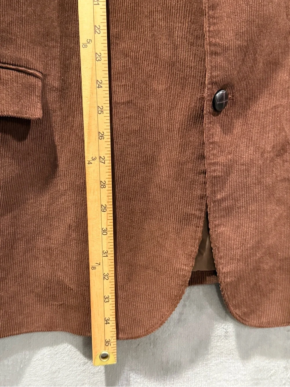 Circle S Corduroy Sport Coat Brown Blazer Mens 54L  Dallas Texas Jacket Rodeo