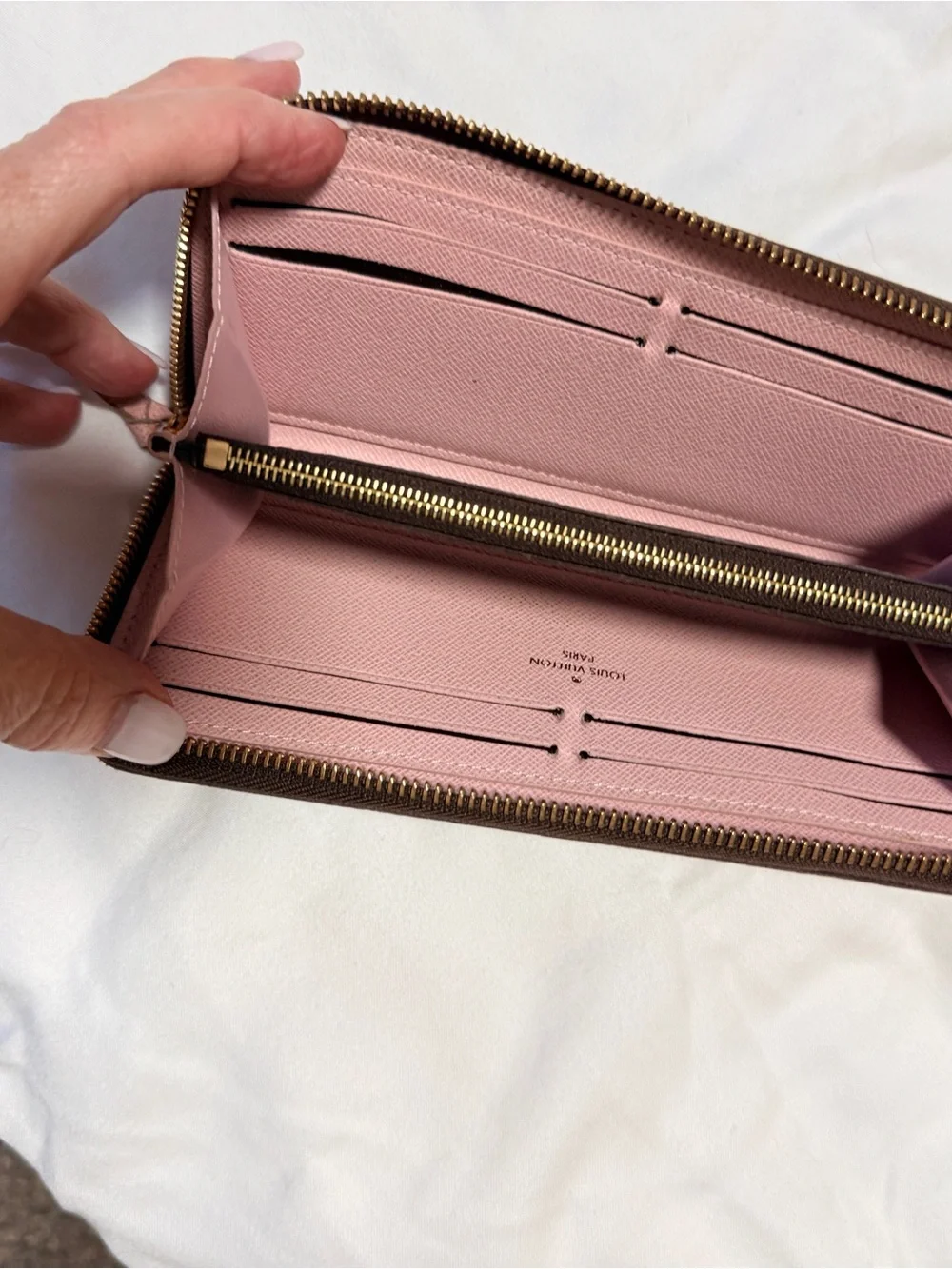 Louis Vuitton vuitton canvas leather