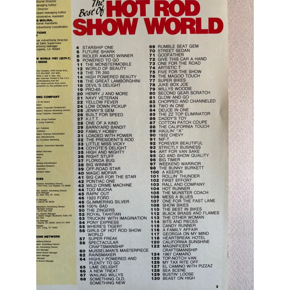 Hot Rod Show World best hot