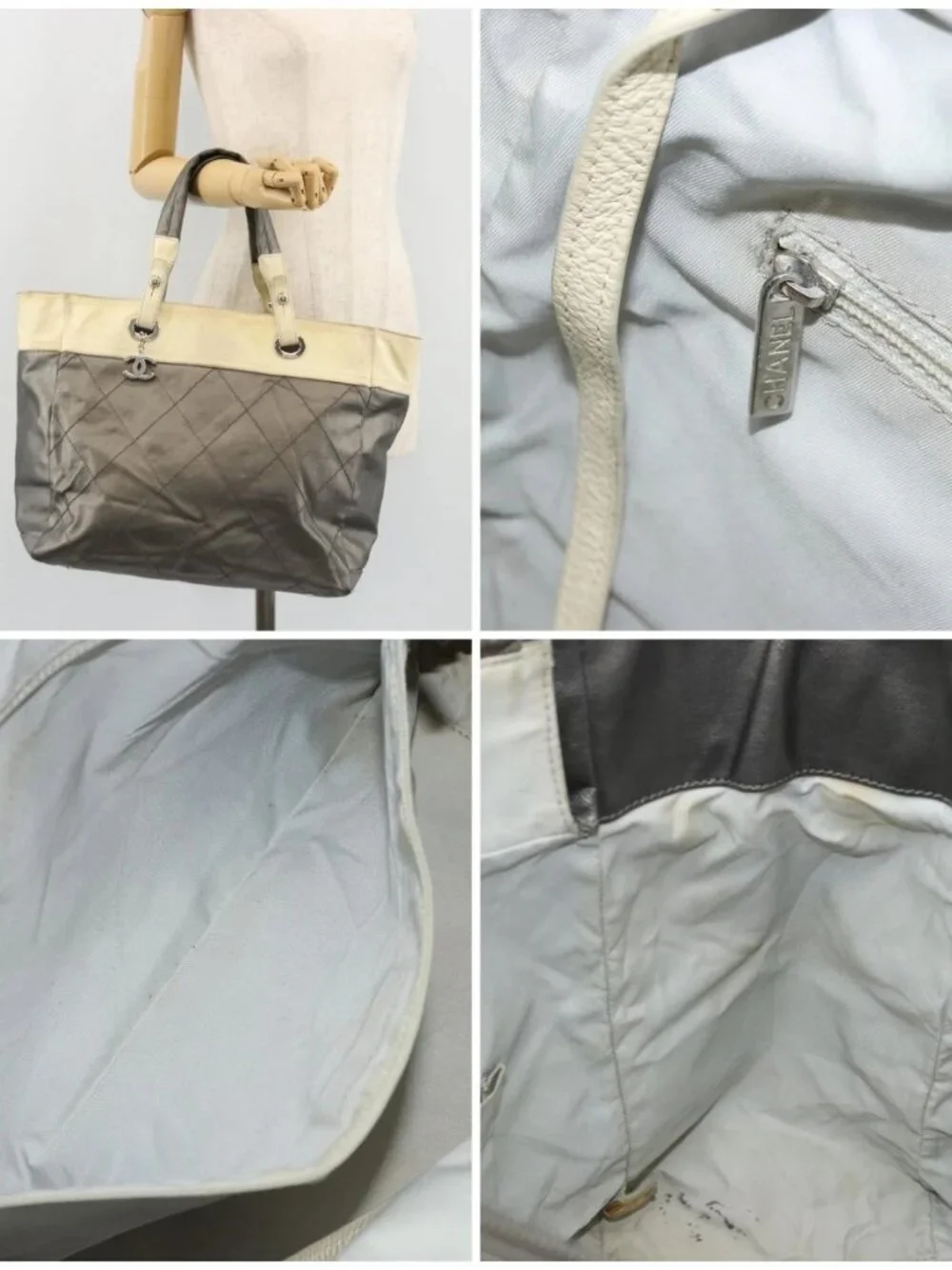 CHANEL brand	chanel color	gray