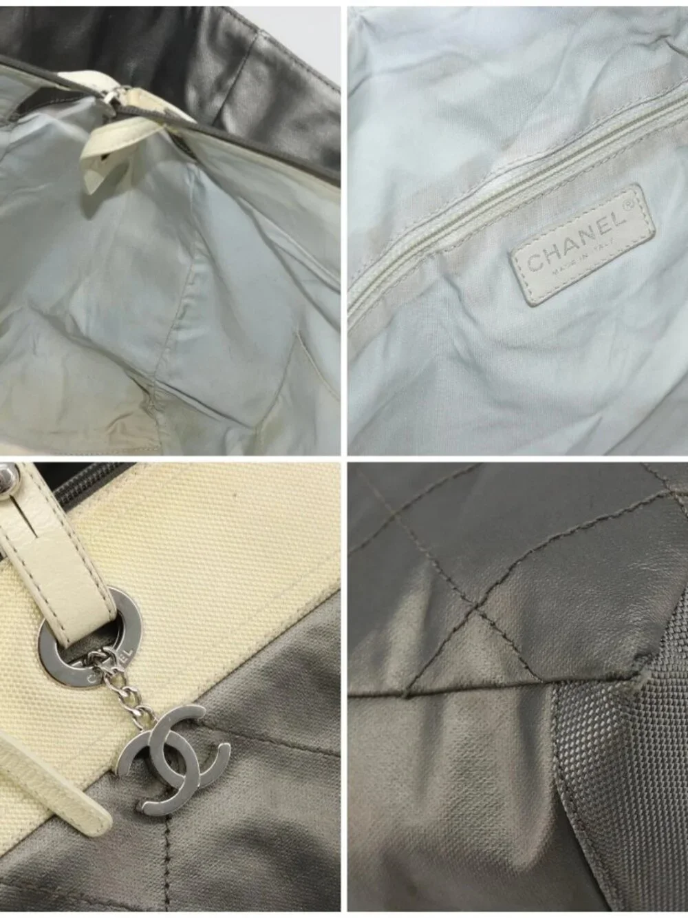 CHANEL brand	chanel color	gray