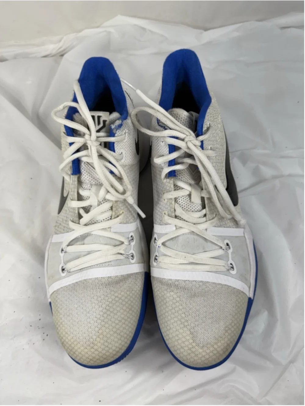 RARE Sz 11 Nike Kyrie 3 Duke Hyper Cobalt Blue Men's Shoes 852395-102 2016