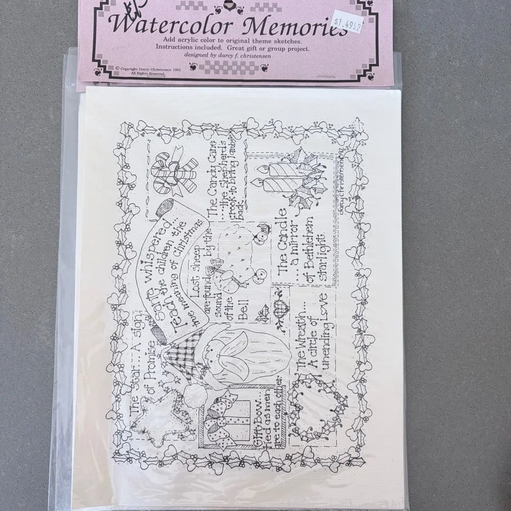 DC Designs watercolor memories