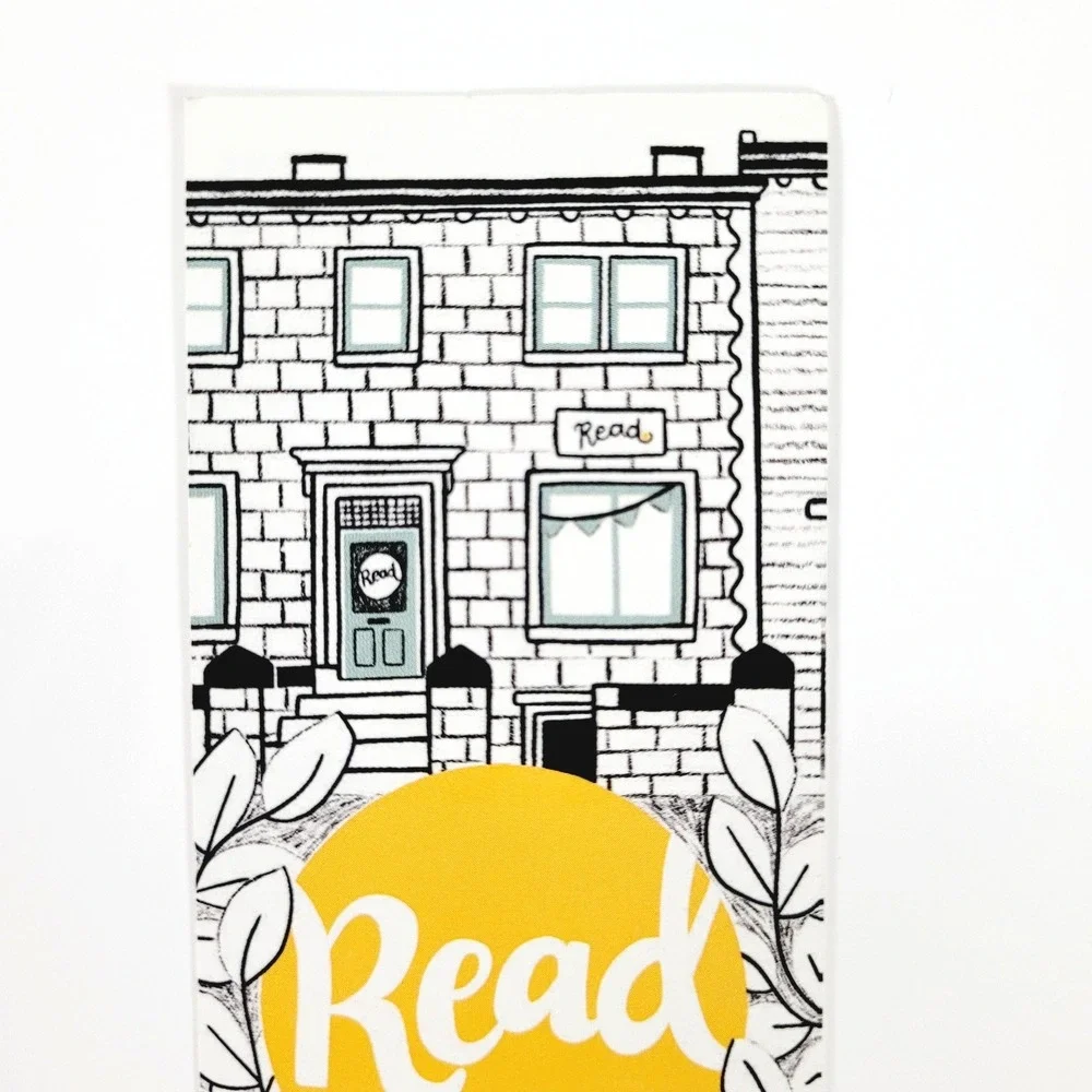 2019 READ paperboard Bookmark promotional bookstore bookshop promo- Holmfirth UK