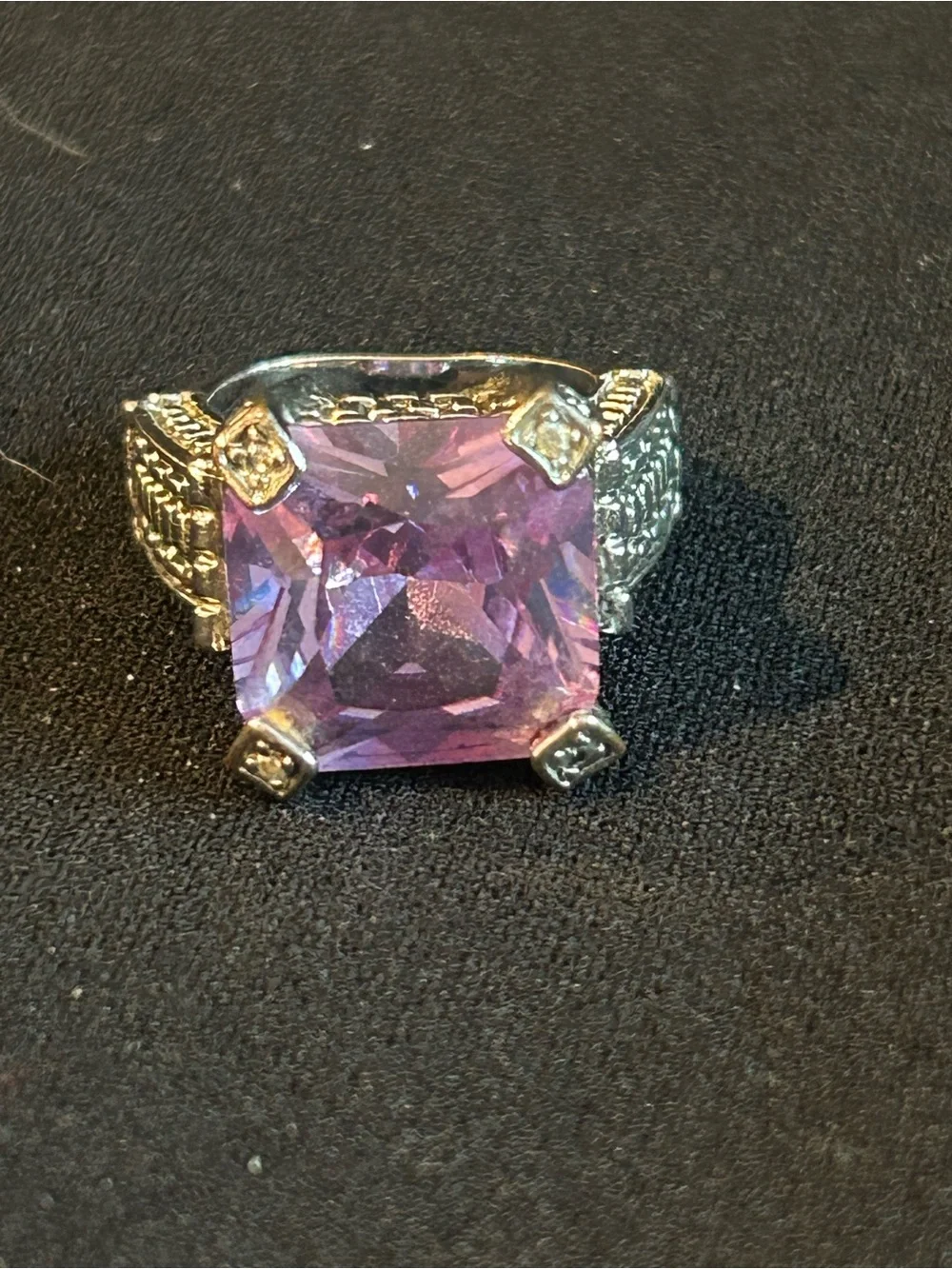 N/A silver ring large
