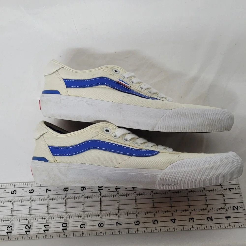 Vans Pro 2 Cream Blue Skate Shoes Mens 8 721454