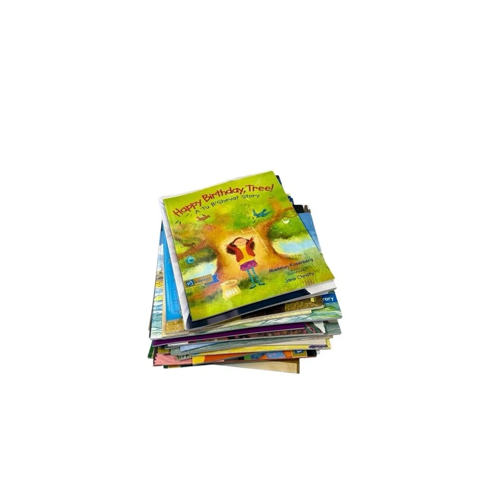 HUGE LOT 38 PJ LIBRARY Children's Books Jewish Shabbat Purim Hanukkah Snow Kids