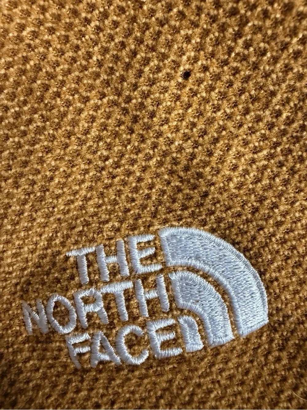 The North Face Men's 1/4 Quarter Zip Pullover  XL Burnt Orange Rust Fleece GOLD