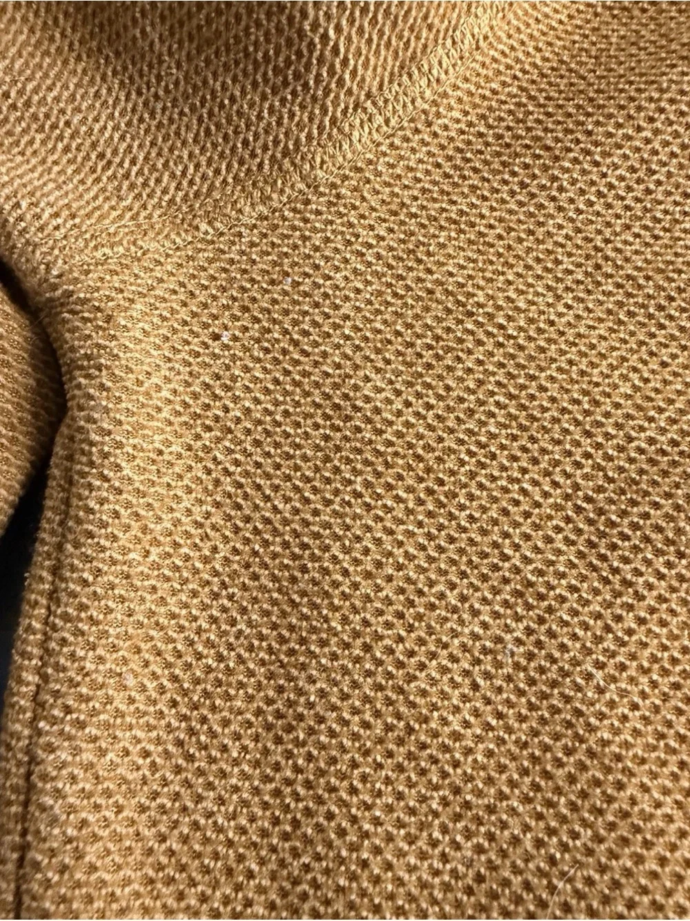 The North Face Men's 1/4 Quarter Zip Pullover  XL Burnt Orange Rust Fleece GOLD