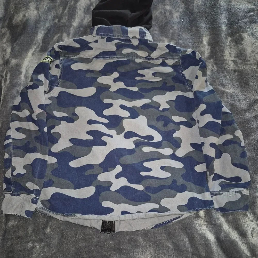 Cool Wonder Nation Boys' Camo Hoodie – Size 10-12 for Future Mechanics!