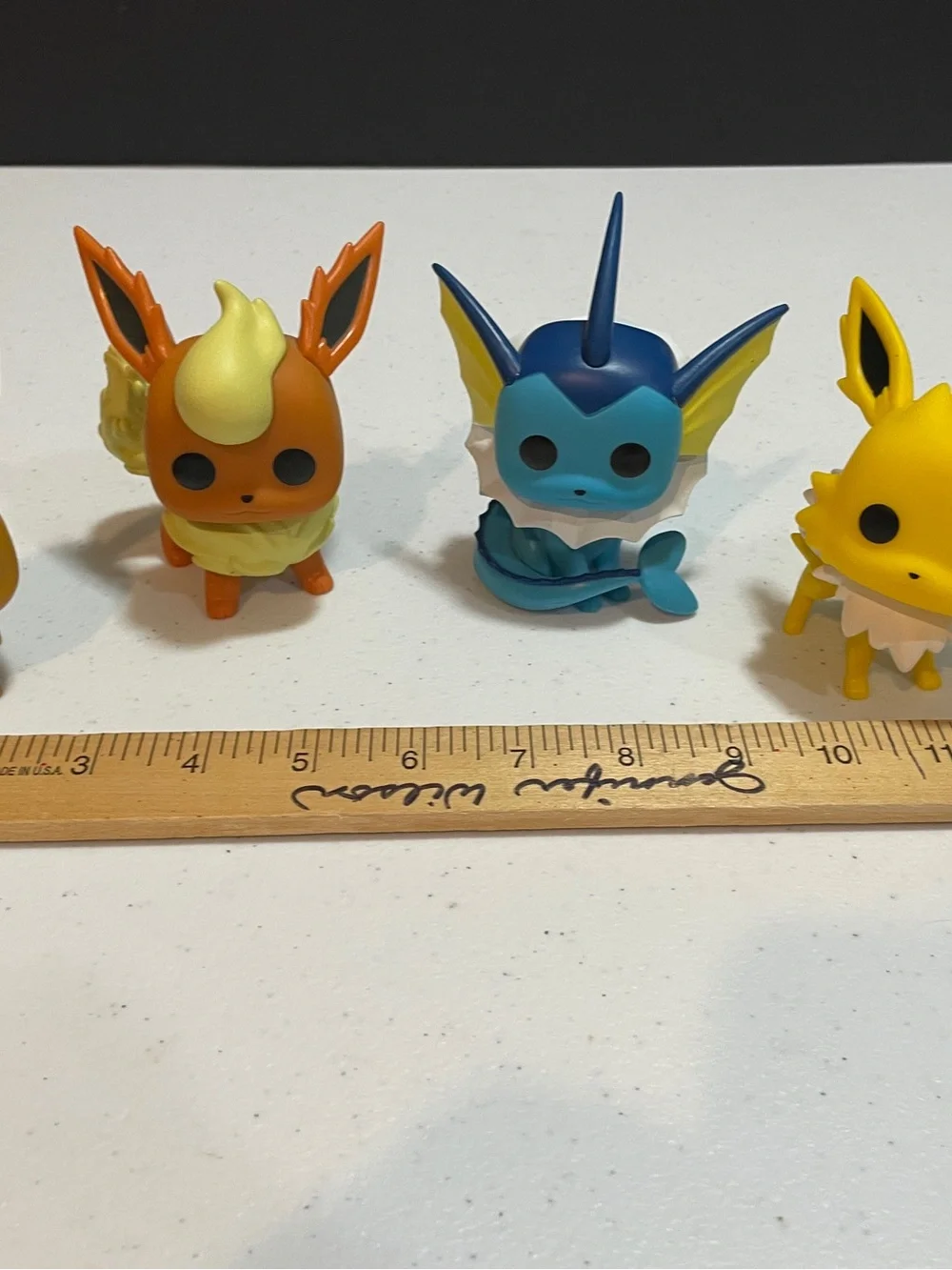 Eevee Evolution Funko-style Vinyl Figure Set (Eevee, Jolteon, Flareon, Vaporeon)