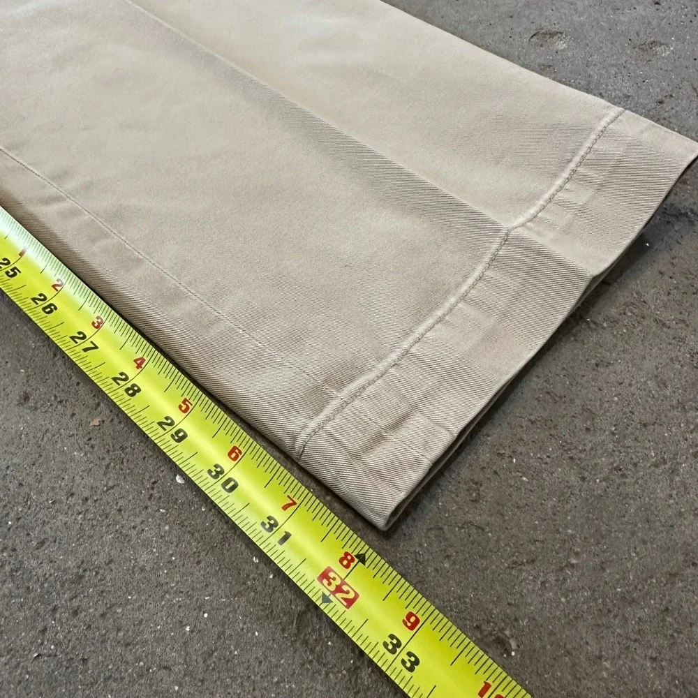 VTG Polo Ralph Lauren Prospect Pant Men 36x32 Tan Khaki Cotton Chino Trousers