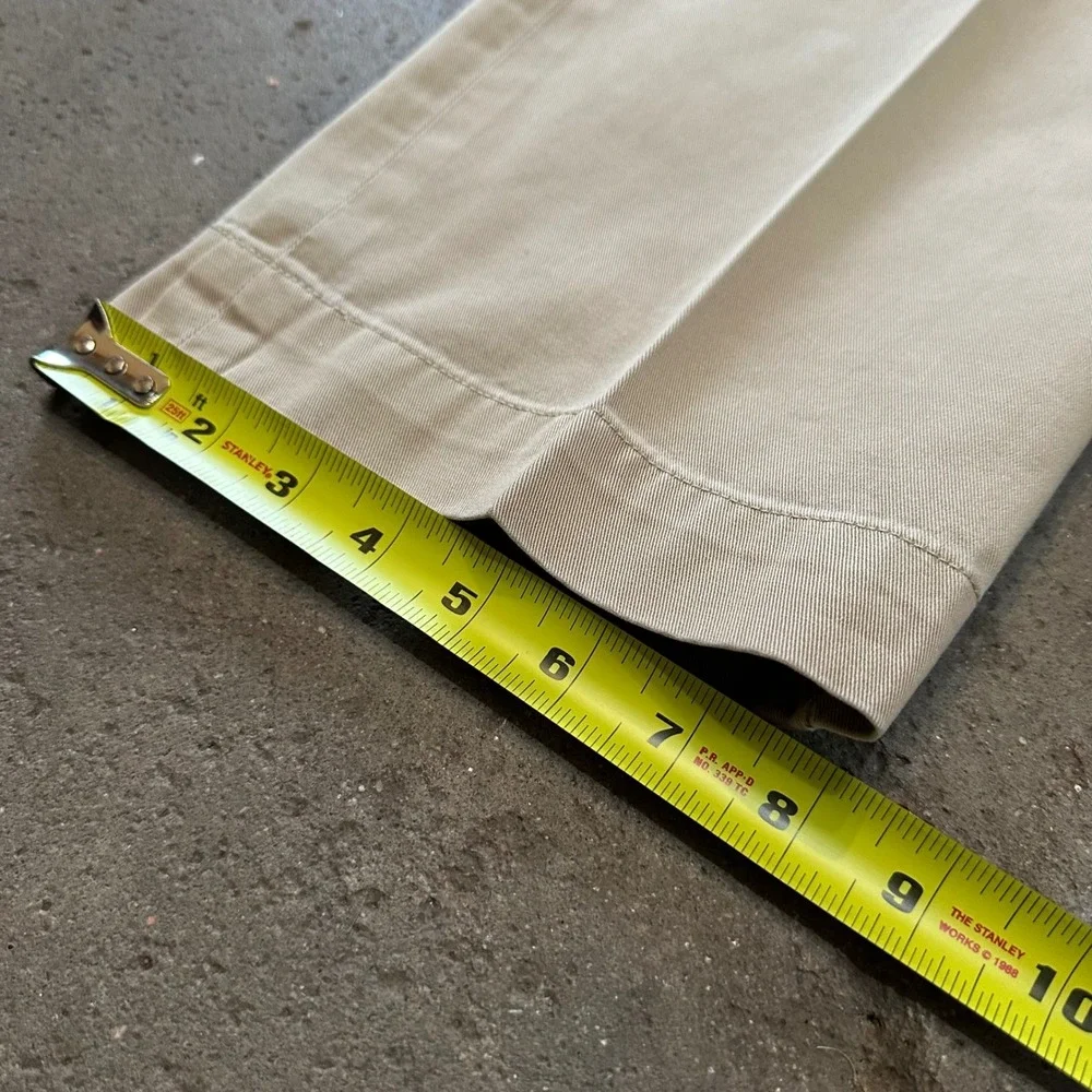 VTG Polo Ralph Lauren Prospect Pant Men 36x32 Tan Khaki Cotton Chino Trousers