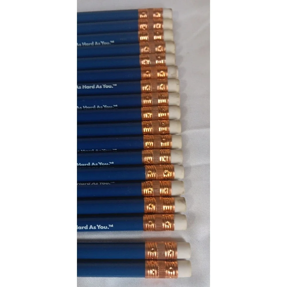 Shell Rotella Advertising Pencils 18 Wood Unsharpened Blue White‎ READ