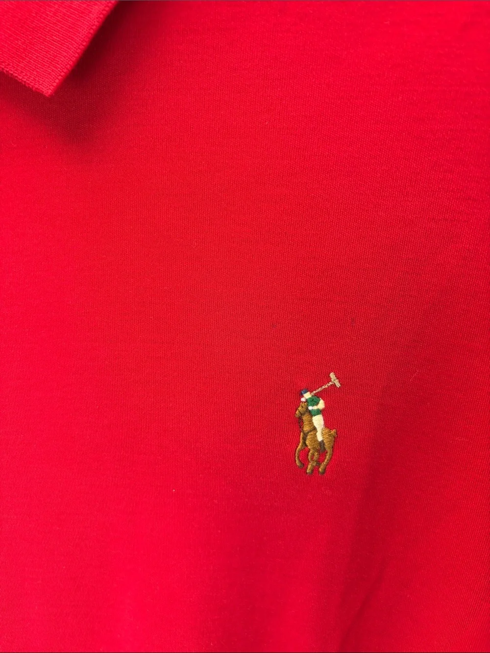 Polo by Ralph Lauren Bright Red Short-Sleeve Classic Polo‎