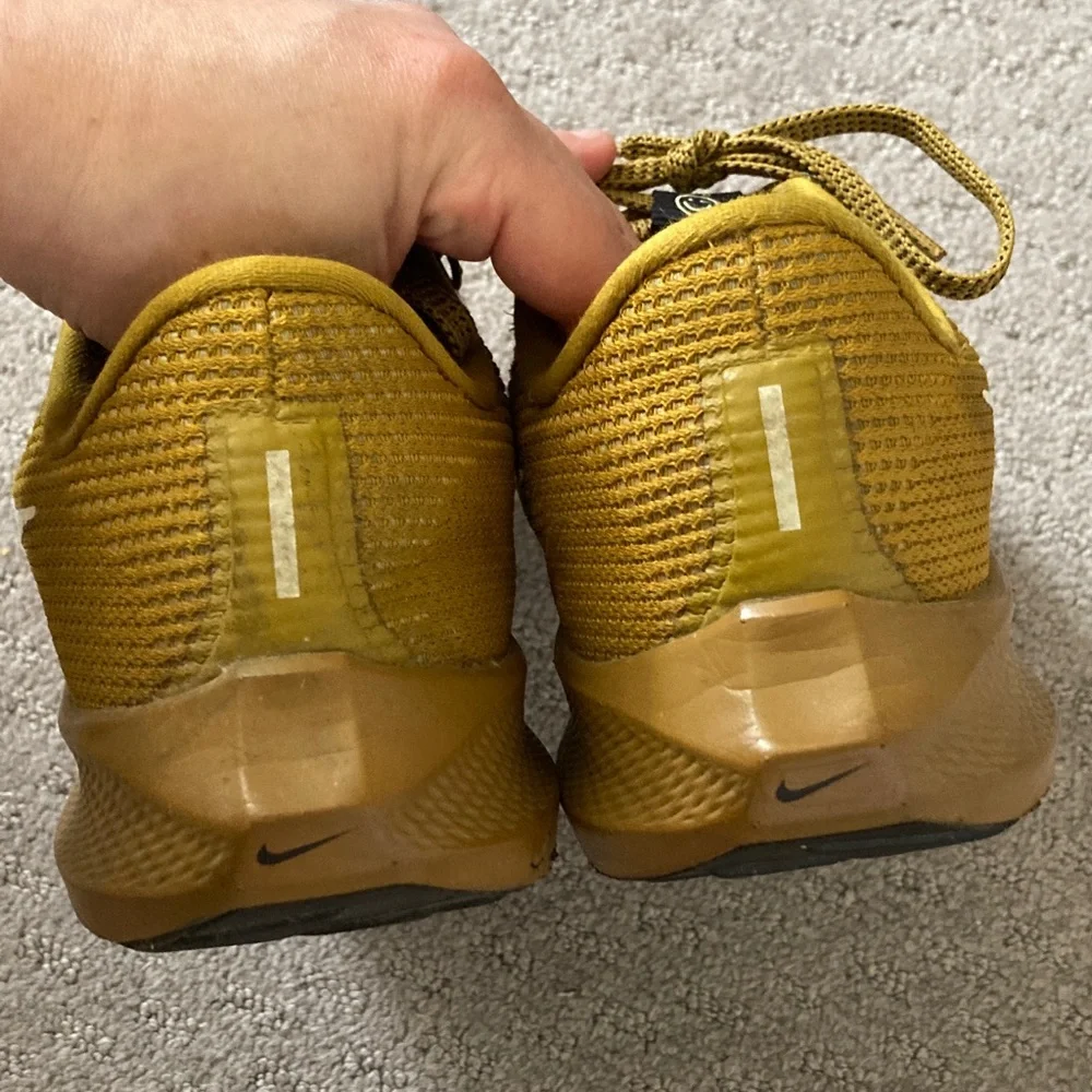 Nike Pegasus 40 Bronzine running sneakers, Sz 10.