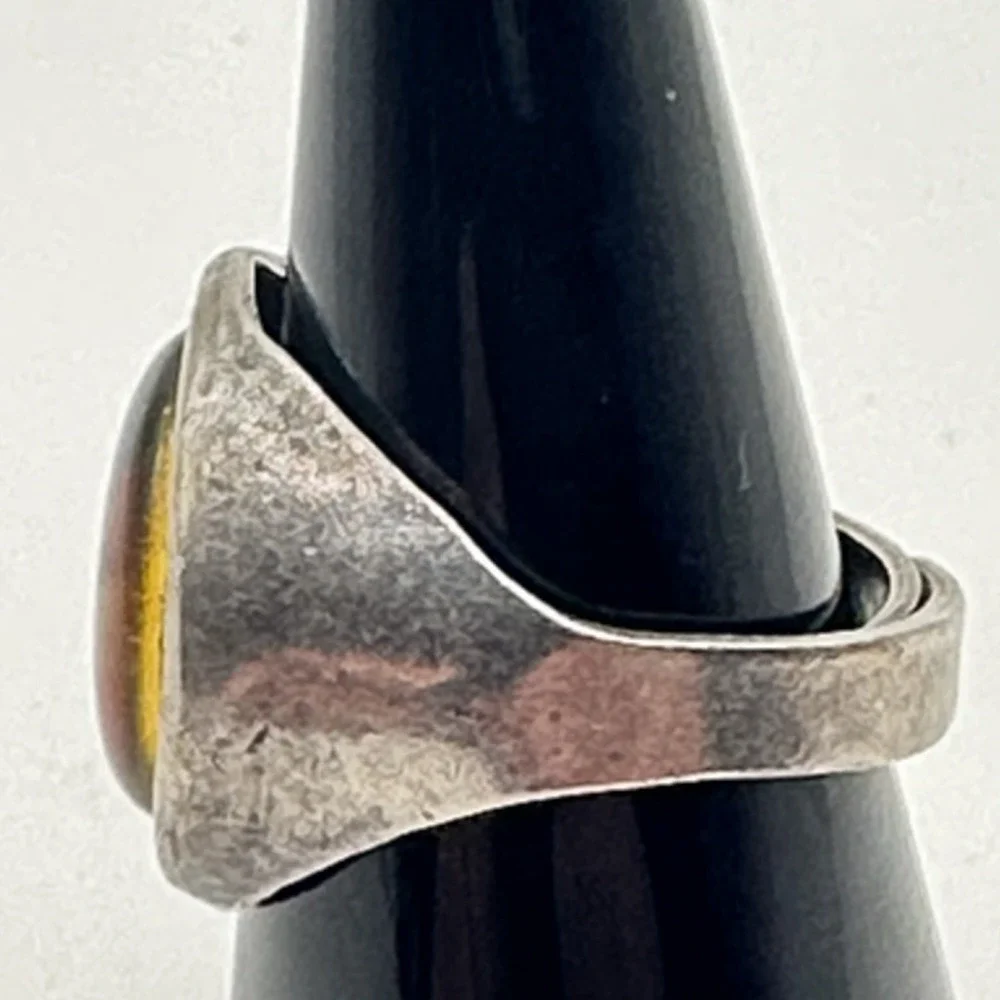 Vintage Elvis Presley Portrait Ring Adjustable Silver Tone Rockabilly Size 6.5