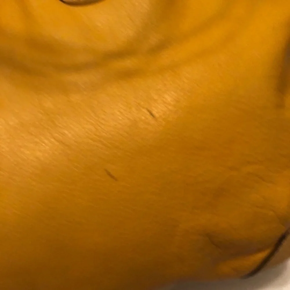 Michael kors yellow shopper tote bag