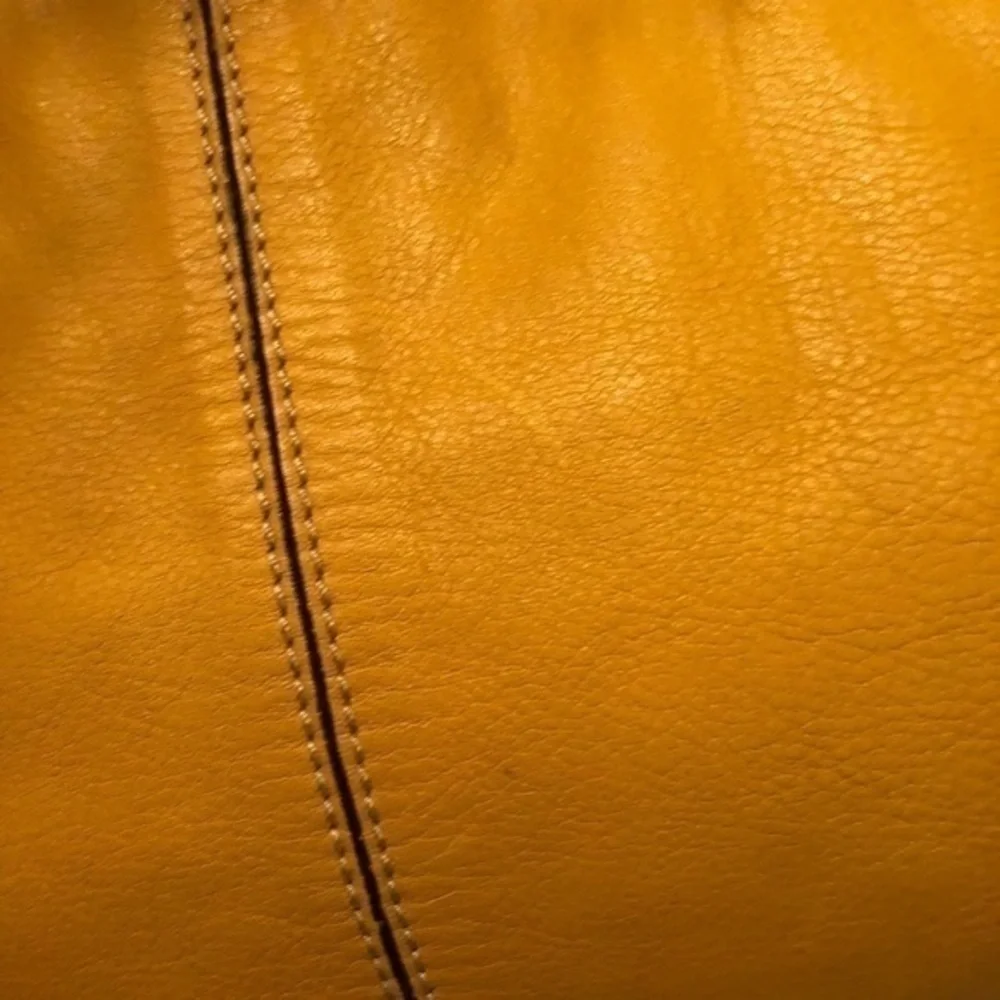 Michael kors yellow shopper tote bag