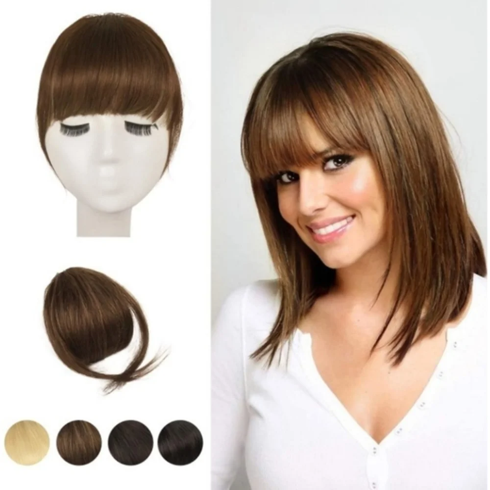 Blooming Hair neat  Bang  Human Hair Exte…