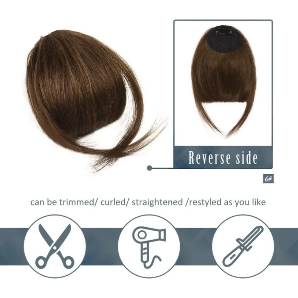 Blooming Hair neat  Bang  Human Hair Exte…
