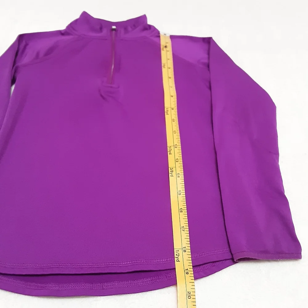 Justice Quarter Zip Pullover Shirt Girls Size 7