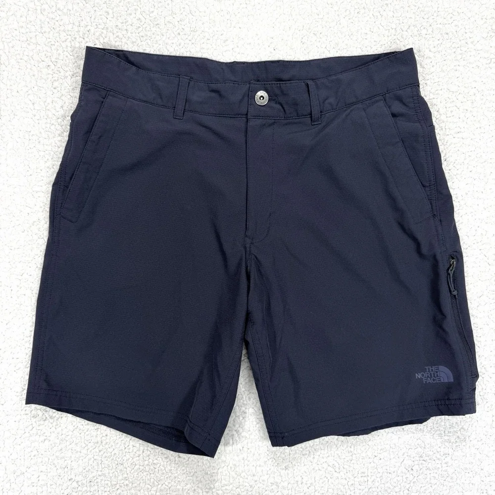 The North Face FlashDry Shorts Men's 34 Navy Hiking Outdoor Gorpcore Lightweight