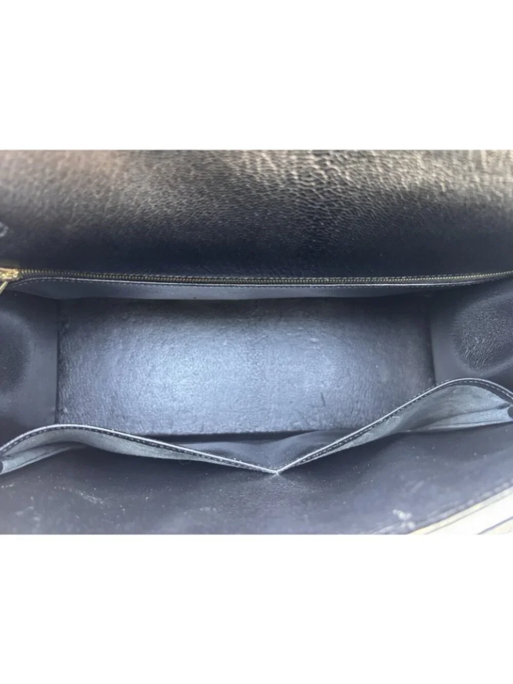 Authentic HERMES KELLY 35 black Chèvre de Coromand leather gold hardware RARE ⭐️