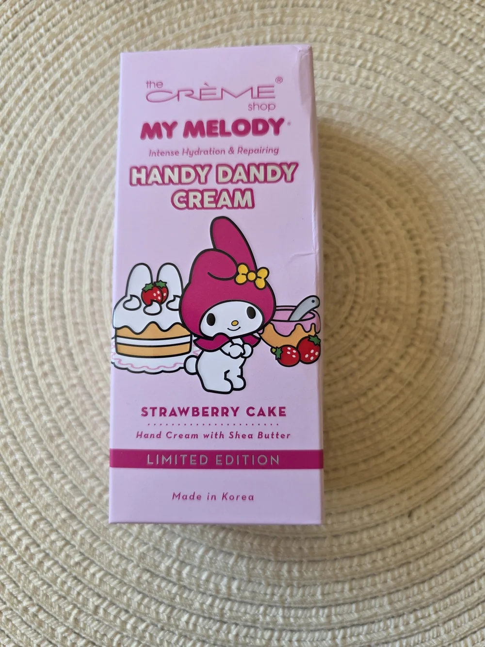 The Crème Shop My Melody Handy Dandy Cream - Pink (Strawberry Cake)