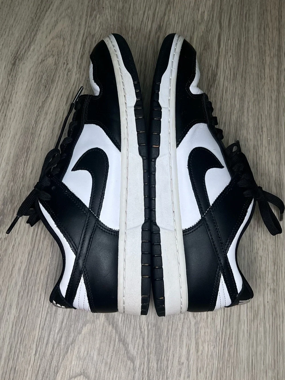 Nike Dunk Low Retro White Black Panda Shoes DD1391-100 Men's Sz 10.5