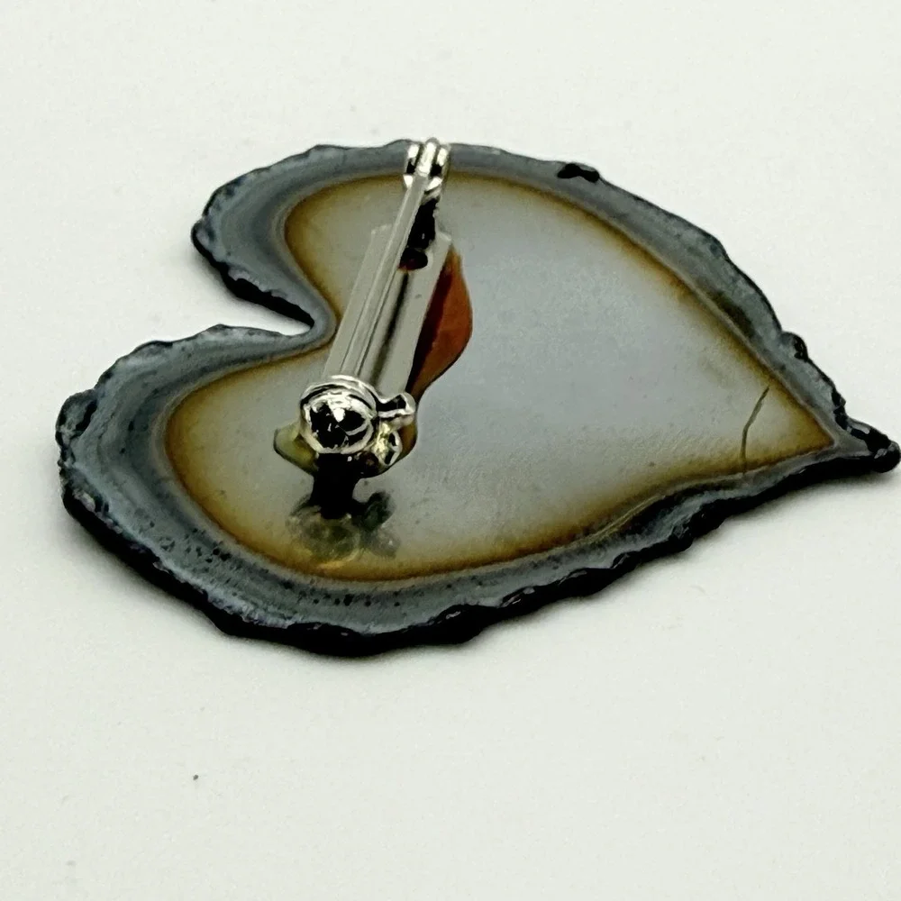 David Wright Designs Brooch Red Heart Brooch Fa la La Christmas Artesian Pin 2
