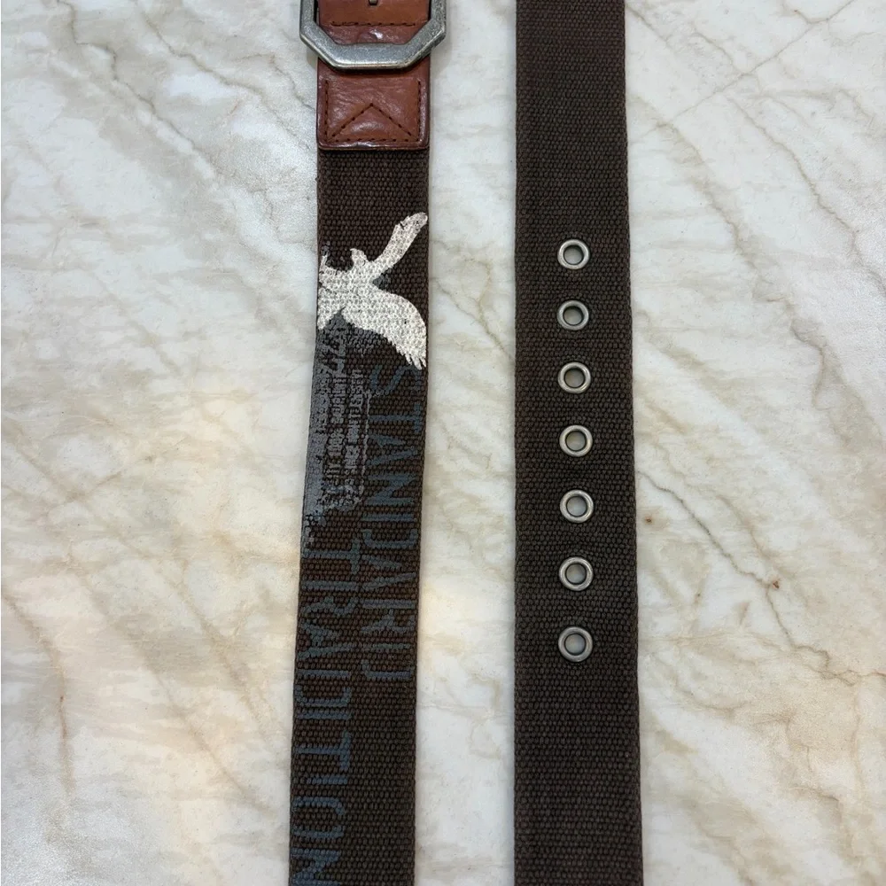 American Eagle Outfitters canvas leather belt