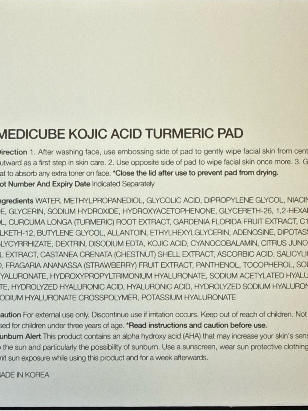 Medicube kojic acid