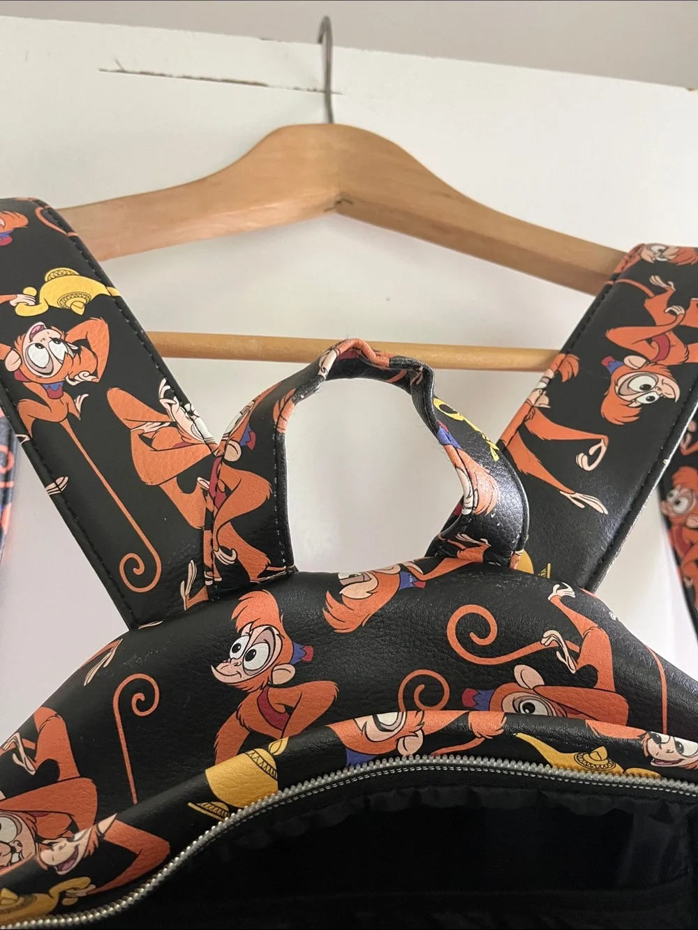 Disney Black Backpack with Orange and Yellow  
