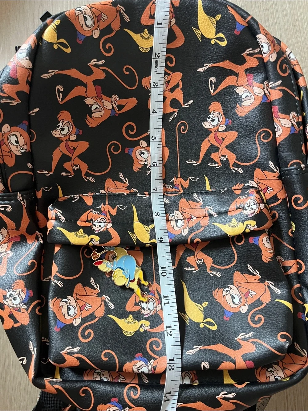 Disney Black Backpack with Orange and Yellow  