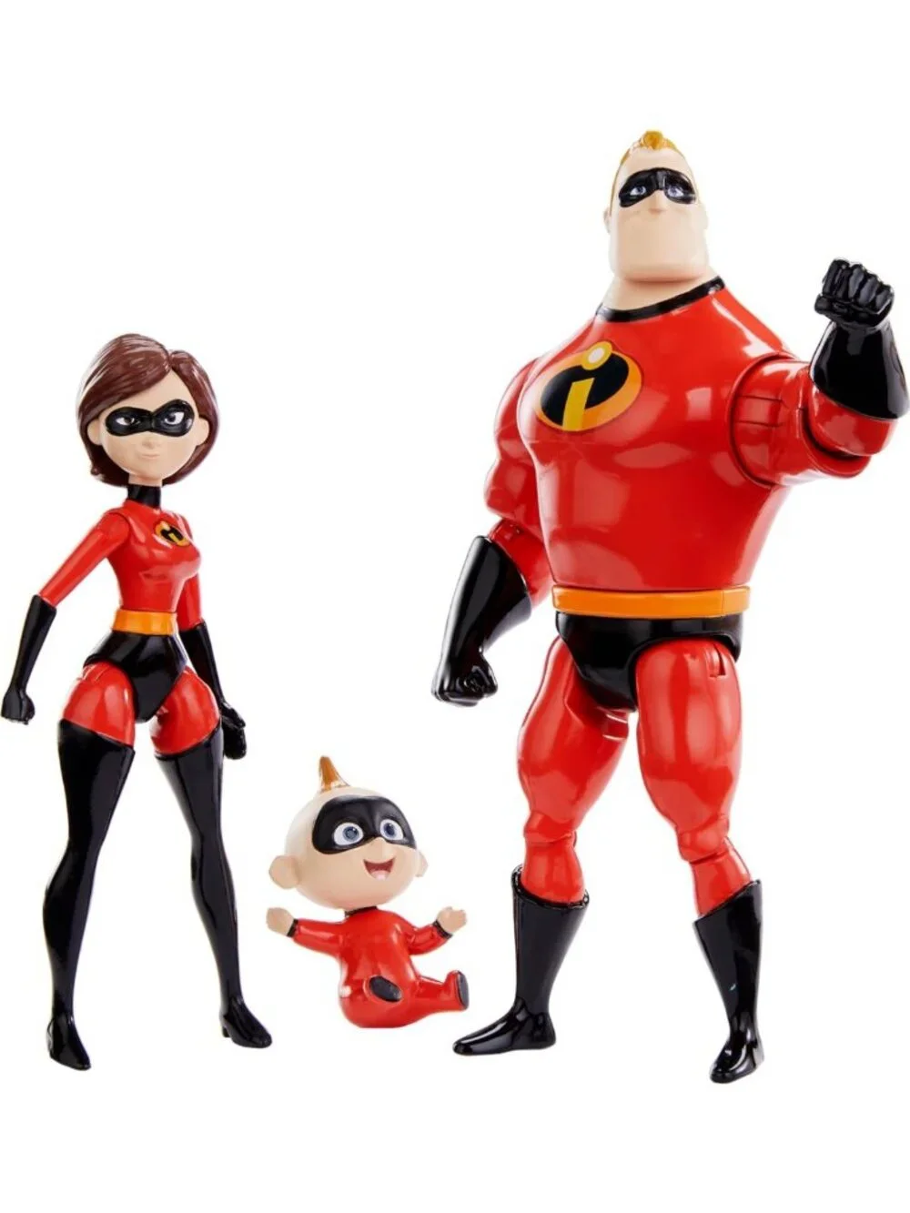 Incredible Super Family Action Figures Set - 3 Collectible Toys, Storyteller