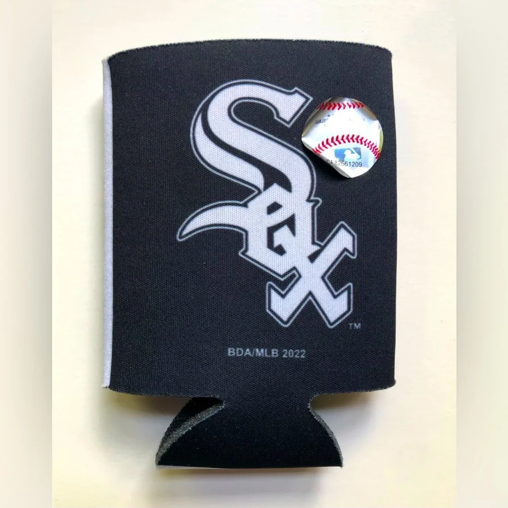 Chicago White Sox Leinenkugel's Beer Koozie Can Holder Black MLB Baseball New
