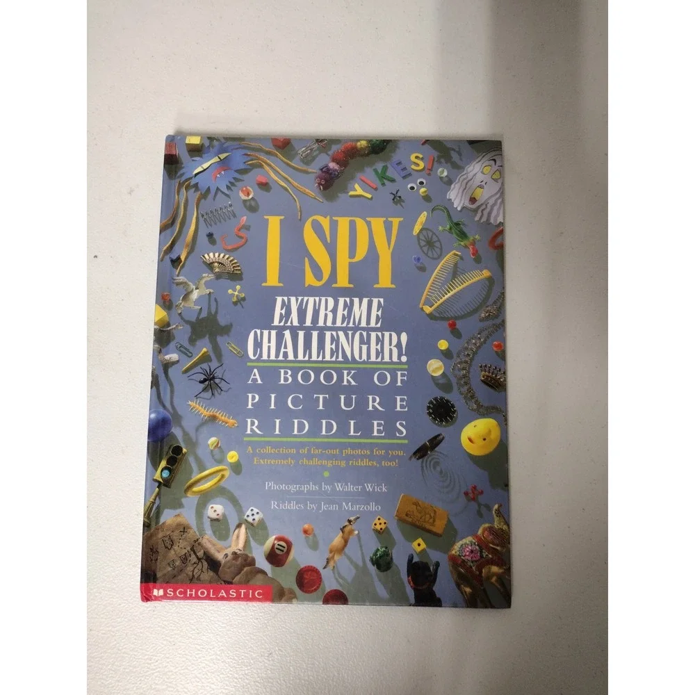 I Spy Extreme Challenger Hardcover Picture Riddle Book Walter Wick Scholastic