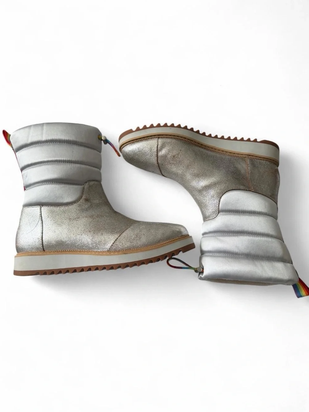 Toms metallic silver