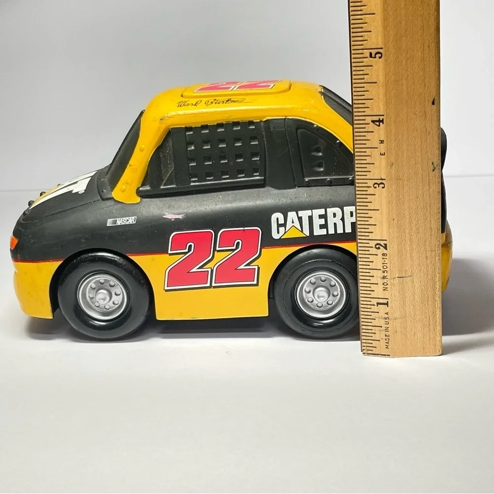 Caterpillar Black and Yellow Toy Car NASCAR Ward‎ Burton​