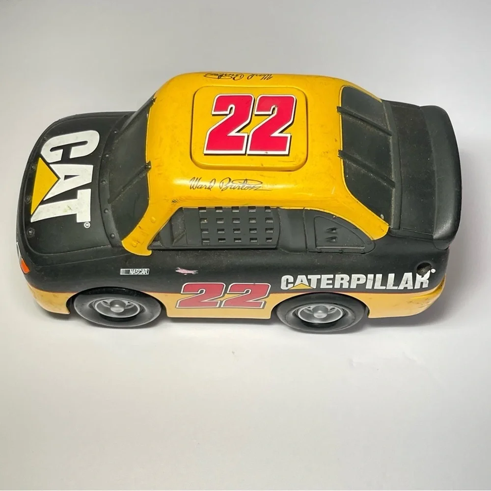 Caterpillar Black and Yellow Toy Car NASCAR Ward‎ Burton​