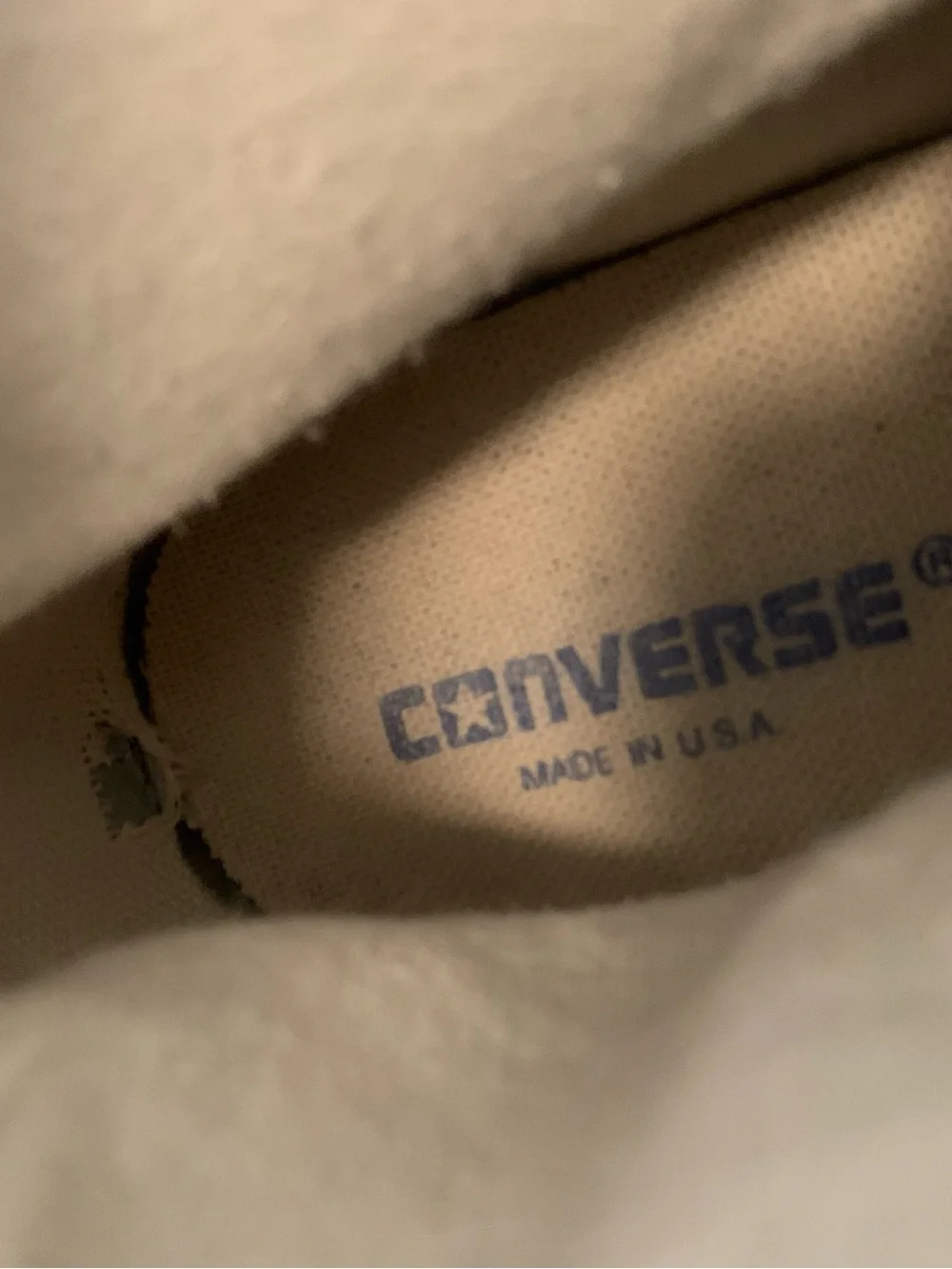 Converse but vintage along
